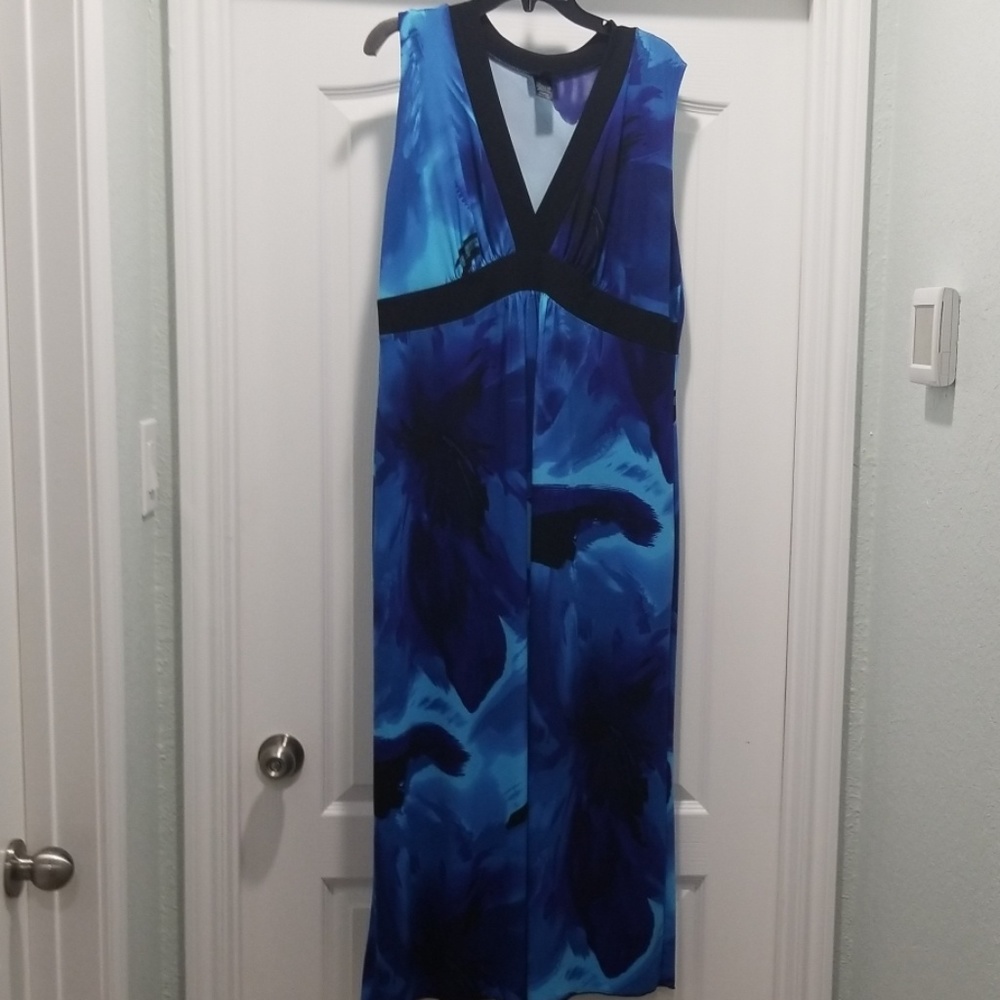 Blue dress